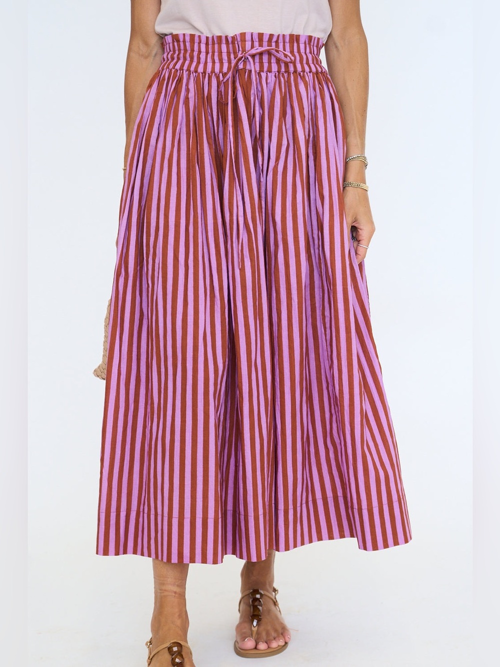 Ink + Alloy Keaton Striped Skirt One Size NWT